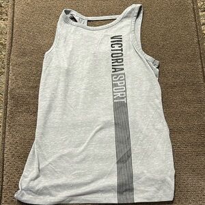Victoria Sport Secret XS Tank Top Grey Black